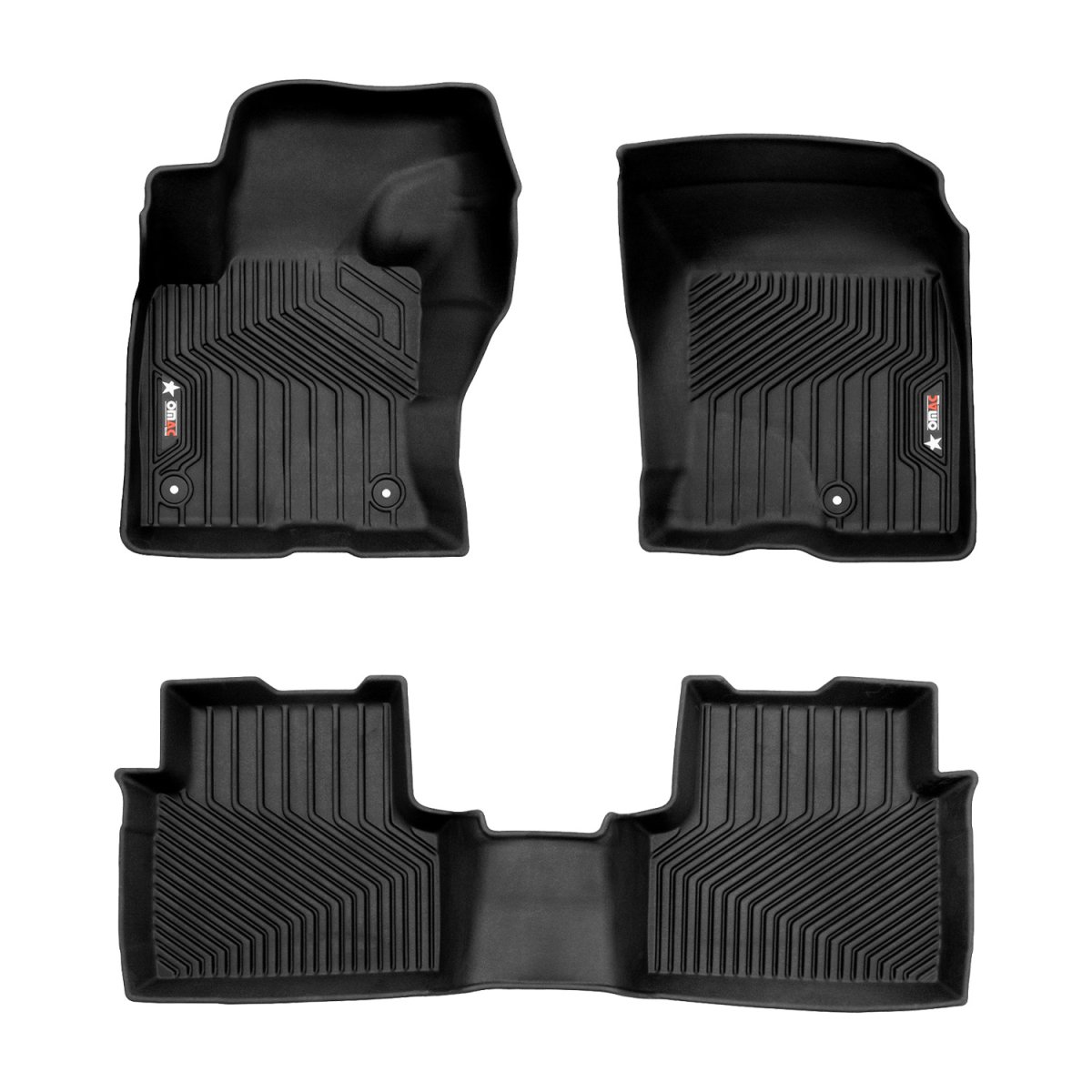 Ford Bronco Sport Floor Mats - Omac - Texan Premium TPE - Black - '21-'24